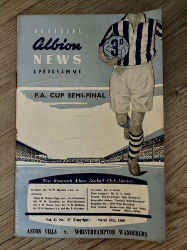 1960 cup semi final - fa,