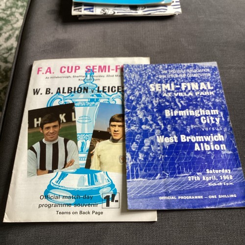 Two west brom fac semi - semi, finals