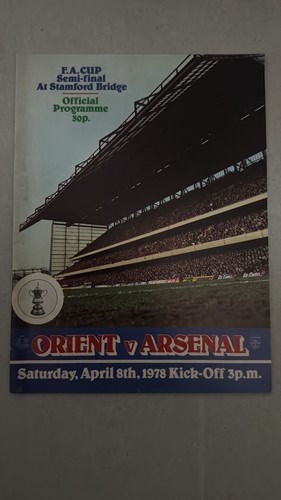 Cup programme leyton - cup, orient