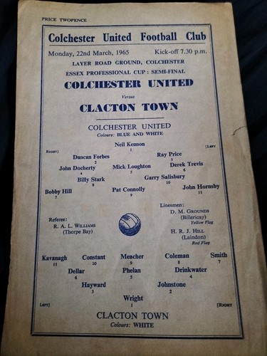 1965 essex cup semi - 1965, final