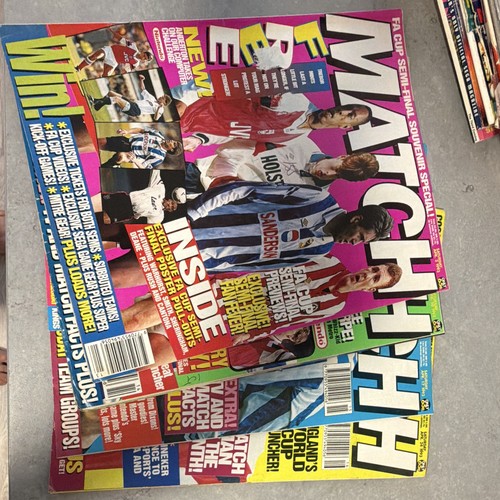 Match football magazines - match!,