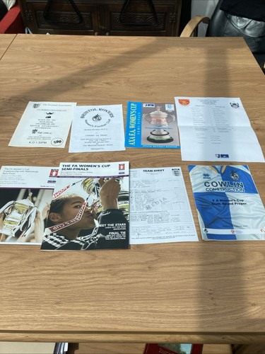 Women cup programmes - women’s, f.a.cup