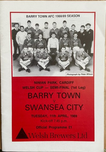 Barry town swansea city - town,
