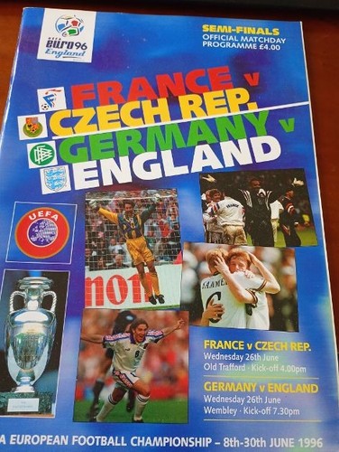 Euro semi finals programme - finals,