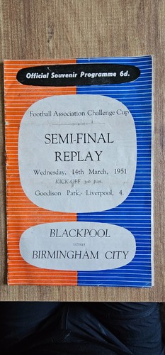 1951 cup semi - fa, replay
