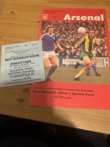 1978 wba west brom v - 8/4/1978,