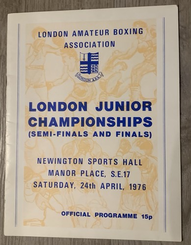 1976 program london junior - 1976,