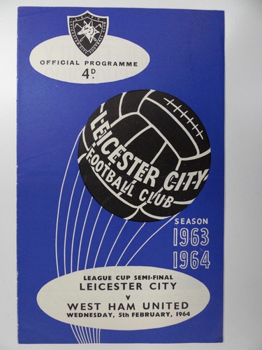 Leicester whu 1963 1964 - whu, 1963/1964