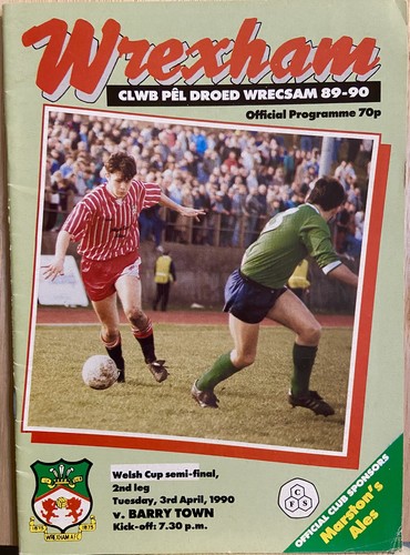 Wrexham barry town - wrexham, v