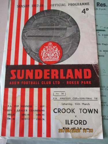 1957 crook town ilford - town,