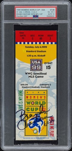 Brandi chastain signed 1999 - chastain,