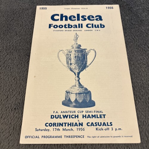 Chelsea 1956 amateur cup - @,