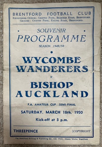 Wycombe wanderers bishop - v,