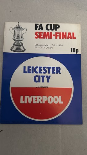 Cup programme leicester - fa,
