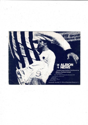 1969 west bromwich albion - albion, v