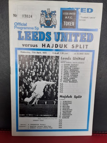 Leeds utd hajduk split - hajduk, split.ecwc