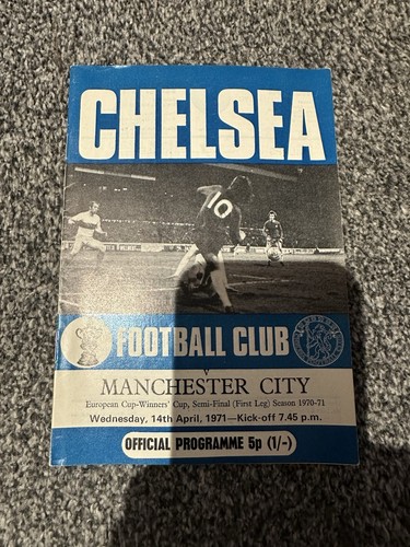 Chelsea football programme