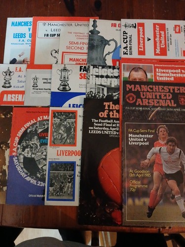 Cup semi final programmes - semi, x
